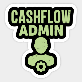 Cashflow Admin Sticker